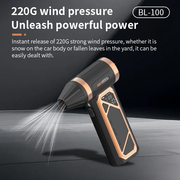 Plumero de aire comprimido – Mini ventilador turbo, 180000 rpm, plumero eléctrico inalámbrico para limpieza de teclado, PC, sin enlatado, soplador de secado a chorro para el hogar y el coche